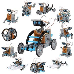 Discovery Kids Educational Puzzle Robot Kit, 190-Piece