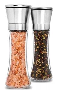 EC Brandz Premium Stainless Salt and Pepper Grinder Set