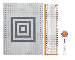 Fiskars Rotary Double-Sided Sewing Cutting Mat Set