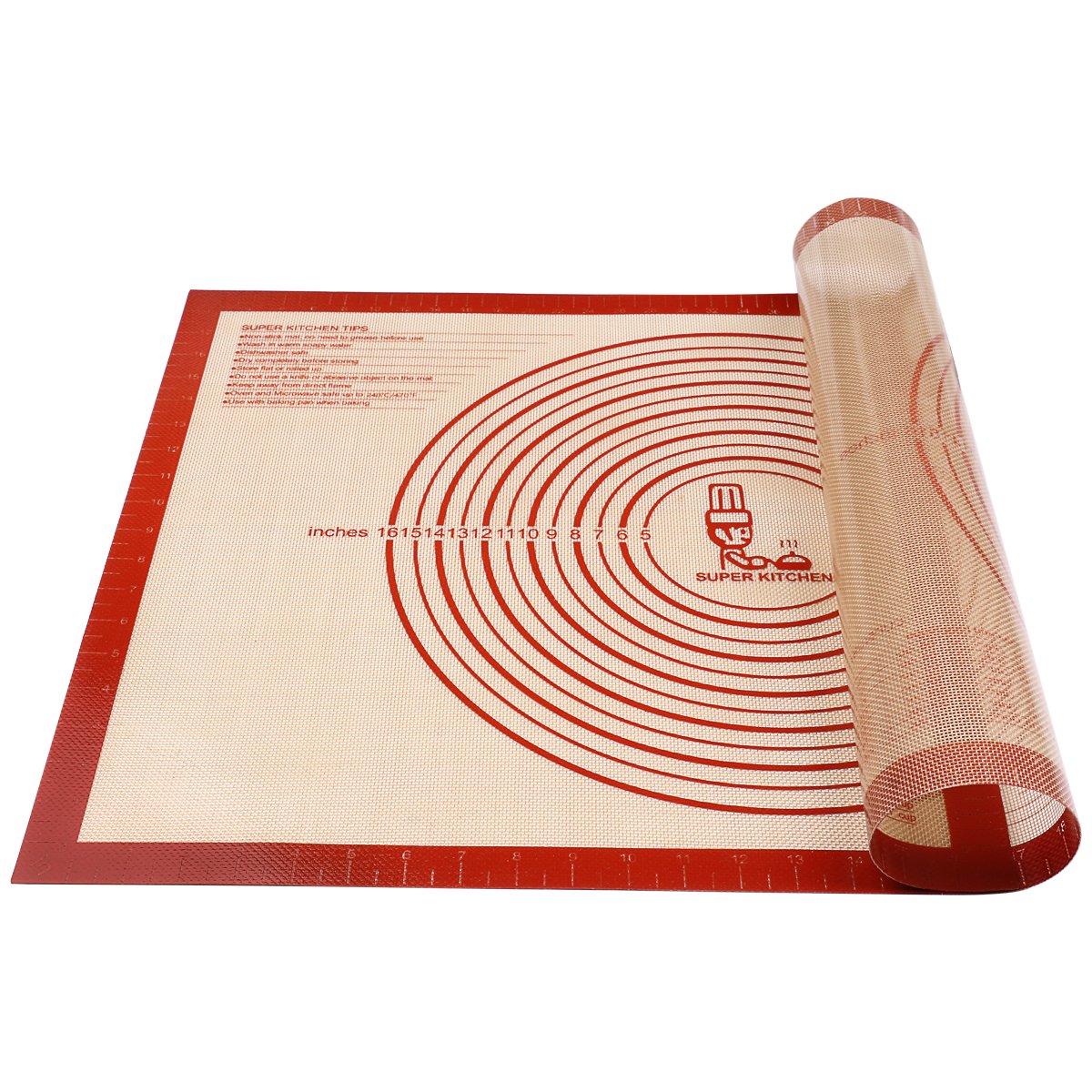 Folksy Super Kitchen Extra Thick Silicone Baking Mat