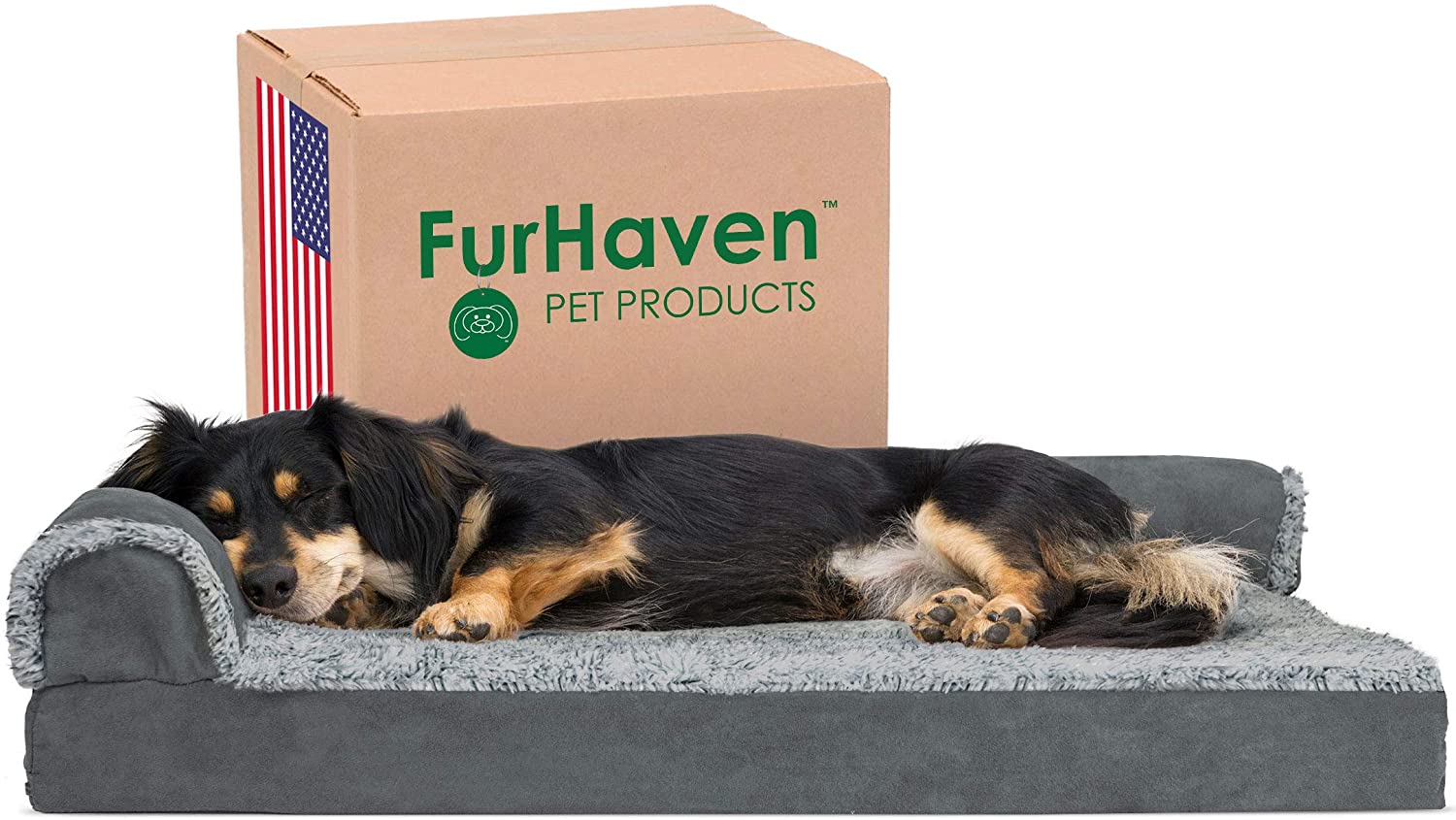 Furhaven Deluxe Egg Crate Foam Dog Mattress