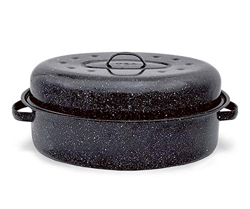 Granite Ware Lidded Non-Toxic Roasting Pan