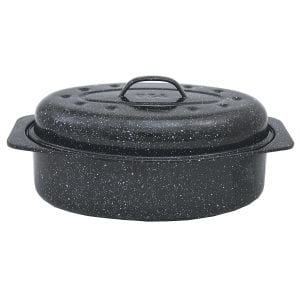 Granite Ware F6106-2 Ceramic PFOA-Free Roasting Pan