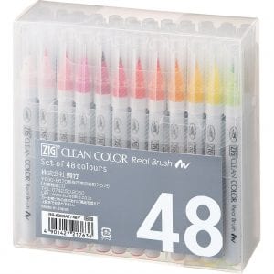 Kuretake Real Brush Watercolour Brush Pens