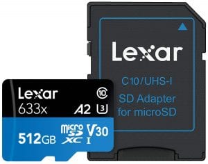 Lexar Media Transferring MicroSDXC, 512 GB
