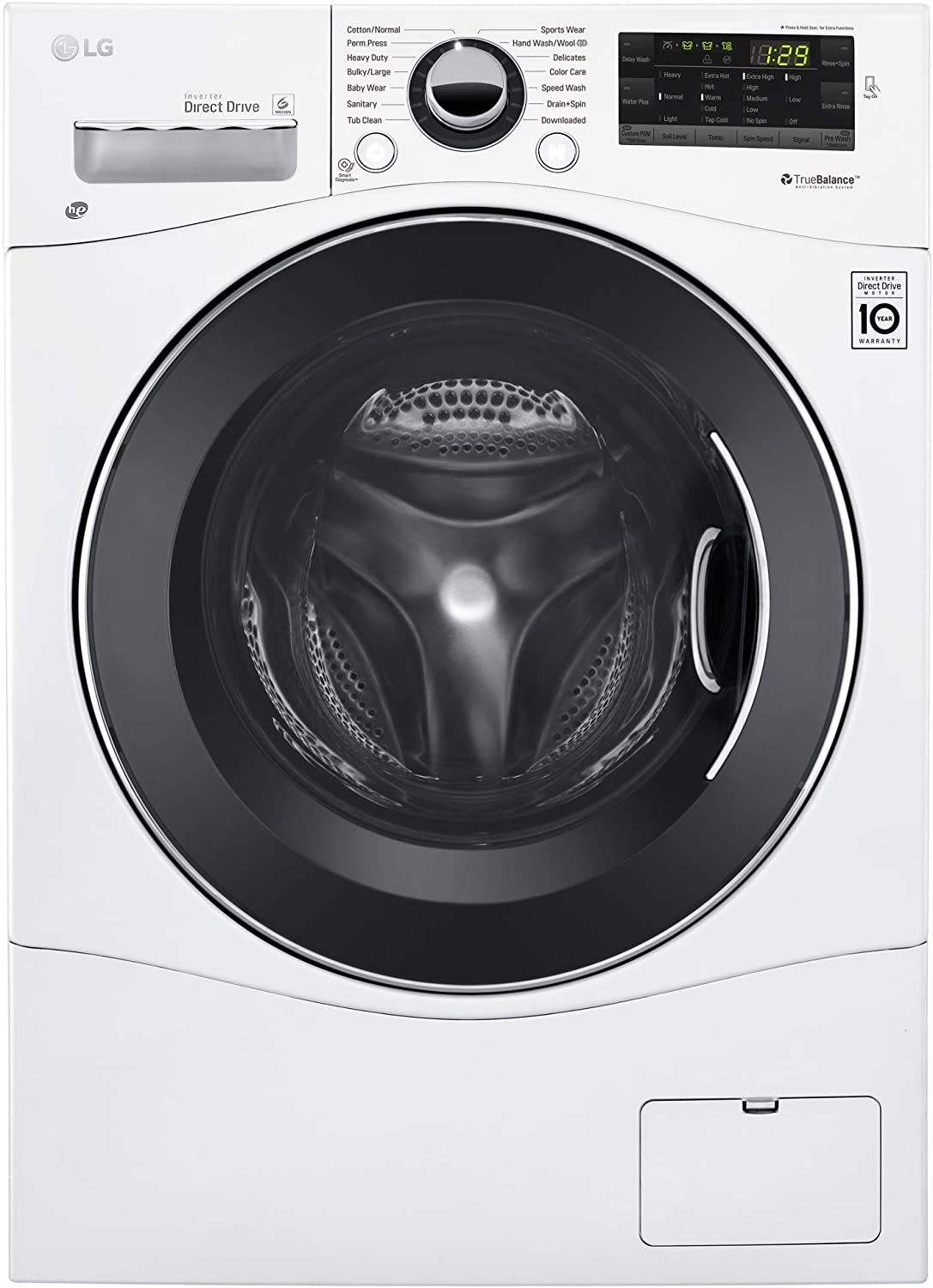 LG Water Plus Front Load Washing Machine