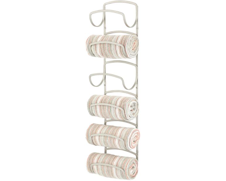mDesign Modern Verticle Towel Rack, 31-Inch