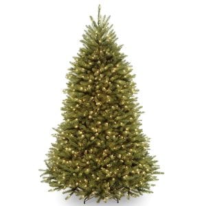 National Tree Easy Set-Up Artificial Fir Tree With Lights, 7.5-Foot