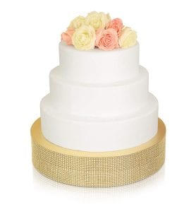 OCCASIONS Bling Decorative Centerpiece Wedding Cake Stand, 14-Inch