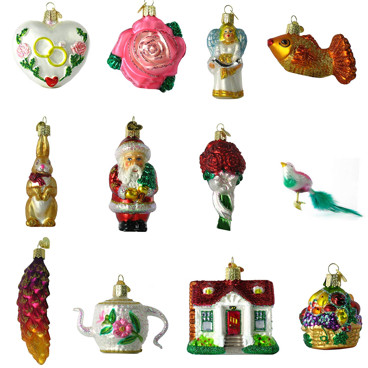 Old World Christmas Bride’s Collection Ornament Set