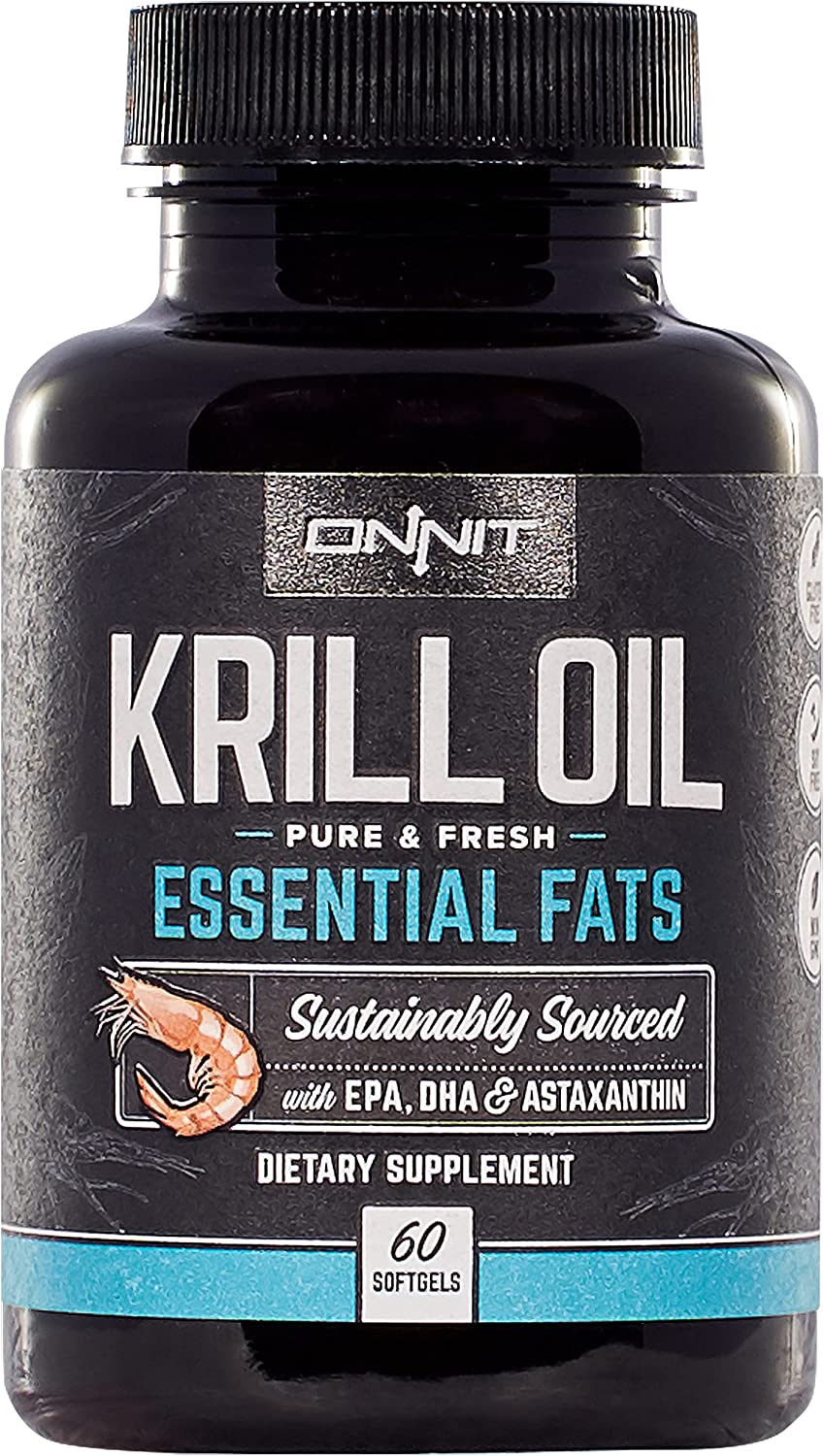 Onnit Pure & Fresh Essential Krill Oil, 1000mg