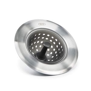 OXO Good Grips Dishwasher Safe Kitchen Sink Strainer Basket, 4.5-Inch