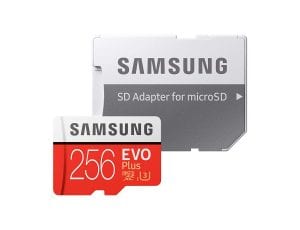 Samsung EVO Android Compatible MicroSDXC, 256 GB