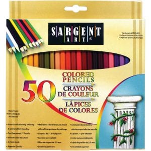 Sargent Art Premium Coloring Pencils, 50-Count