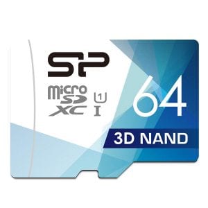 SP Silicon Power UHS-1 Class 10 Tablet MicroSD Card, 64 GB