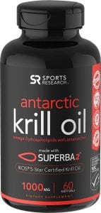 Sports Research Antarctic Krill Oil, 1000mg