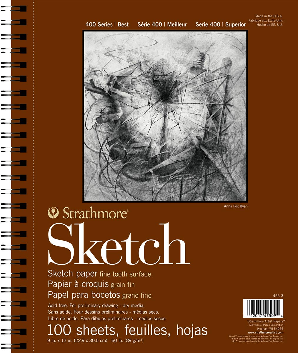 Strathmore 400 Series Spiral Sketch Book, 100-Page