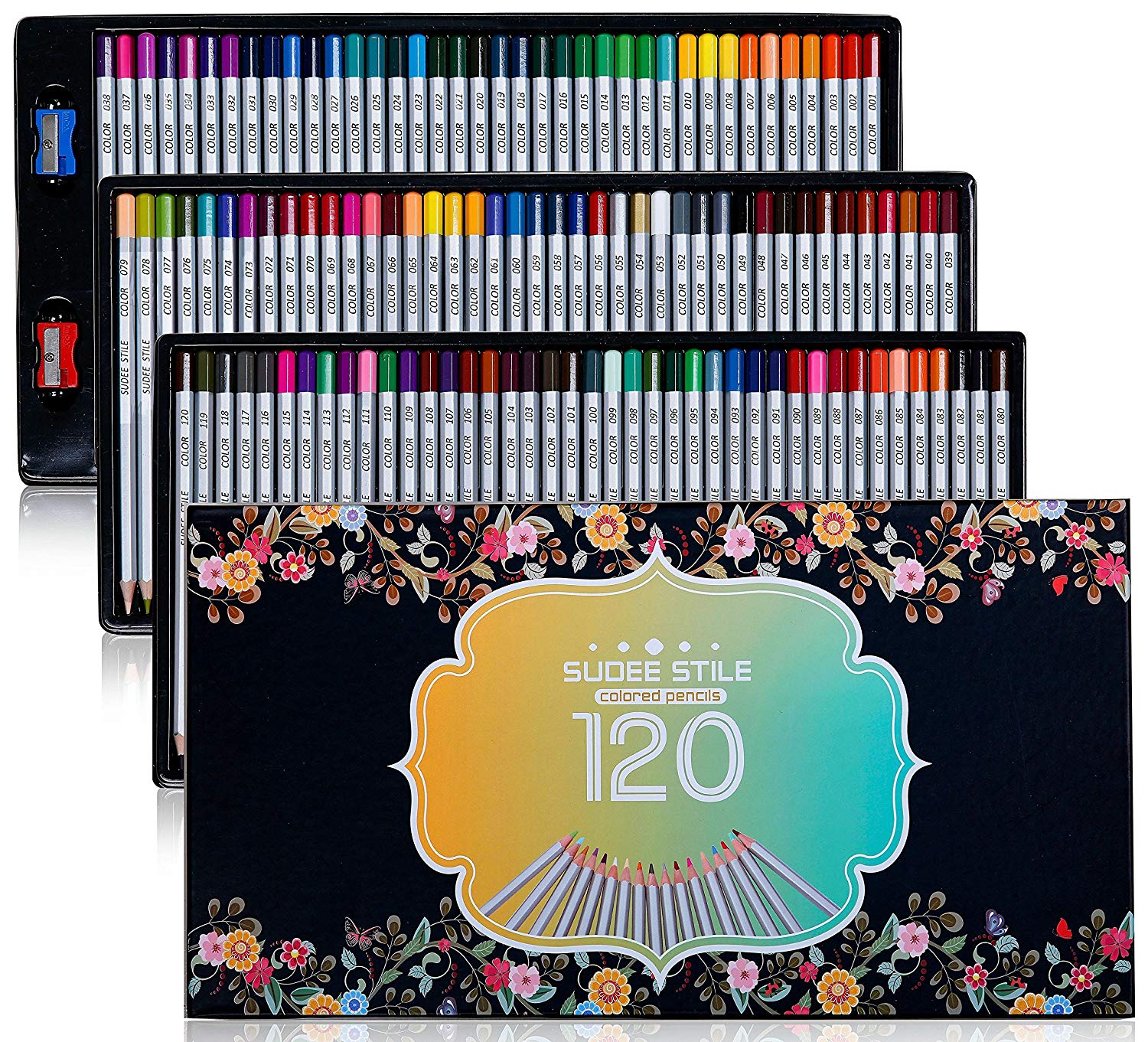 Sudee Stile Colored Pencils, 120 ct