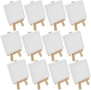US Art Supply Lightweight Compact Mini Canvas, 12-Pack