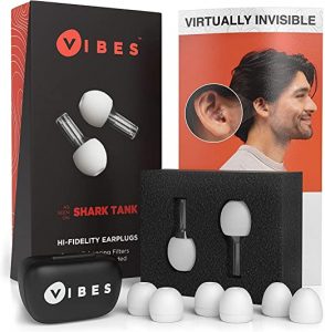 Vibes Reusable Clear Ear Plugs