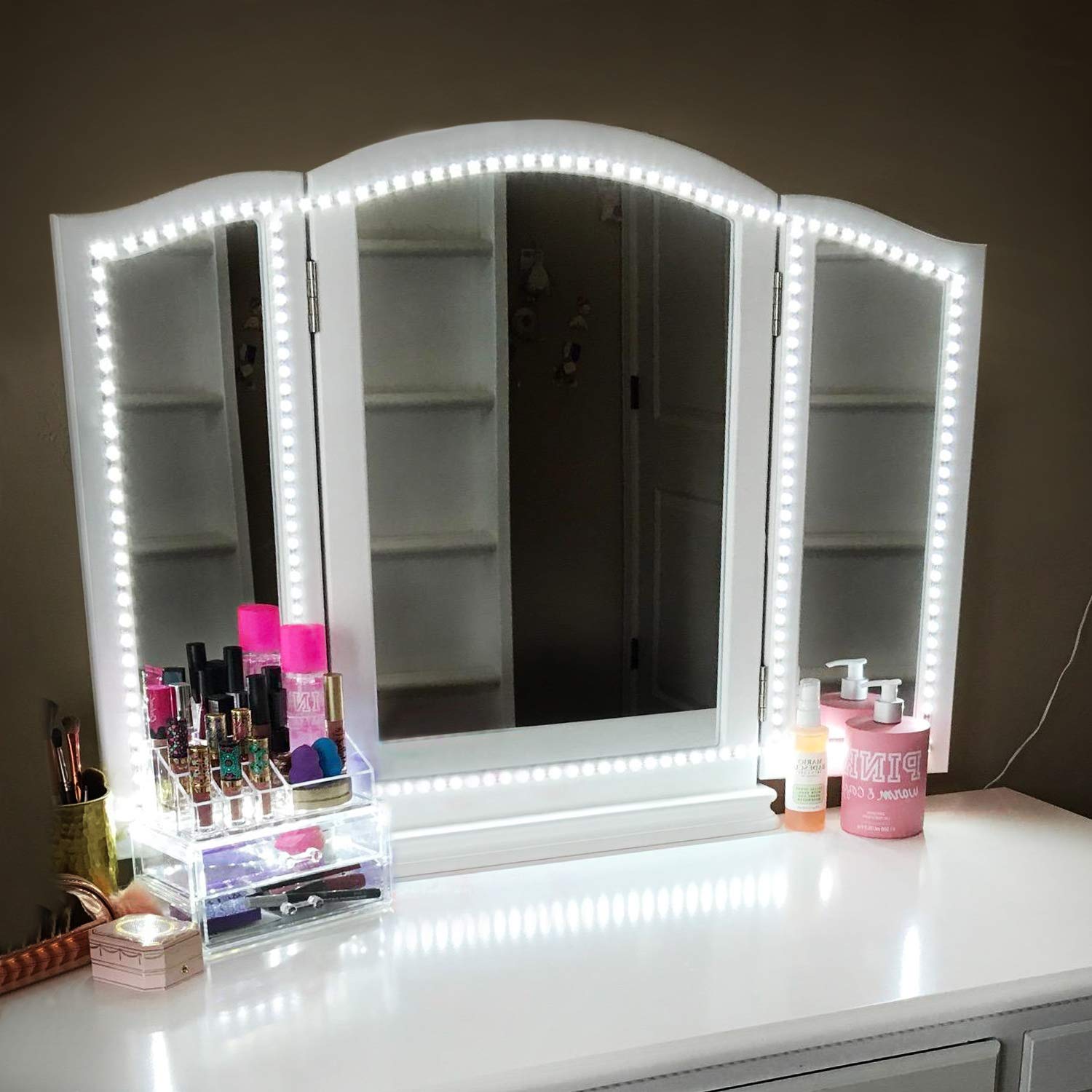 ViLSOM Bathroom Multifunctional Vanity Lighting For Makeup