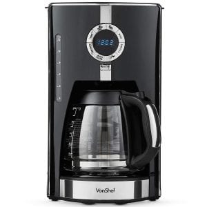 VonShef 12-Cup Digital Filter Coffee Maker Brewer