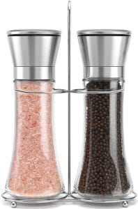 Willow & Everett Original Stainless Salt and Pepper Grinder Set