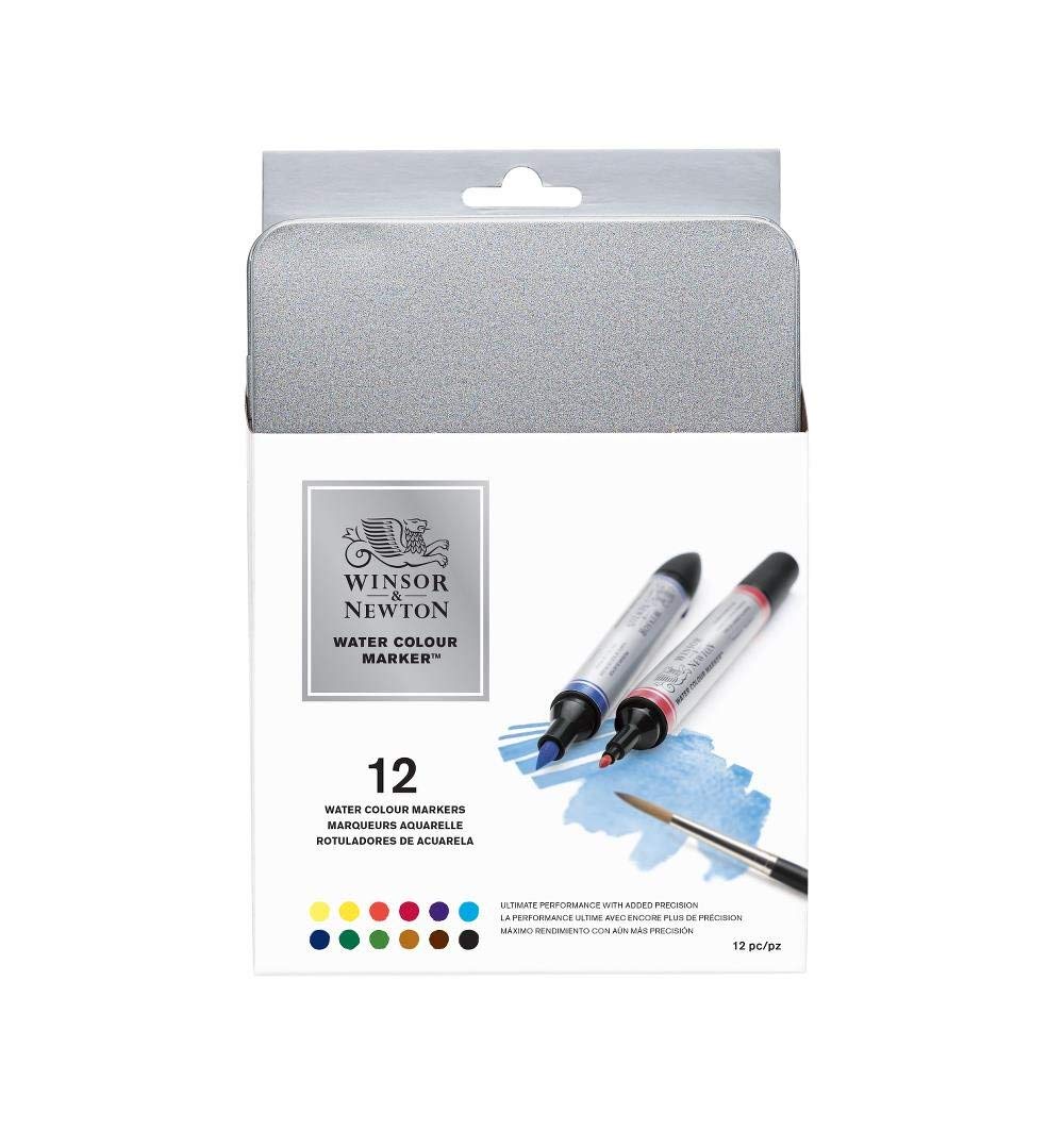 Winsor & Newton Water Colour Brush Markers, 12 ct