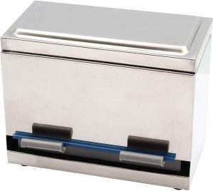 2Fold Supply Tabletop Stainless Steel Straw Dispenser