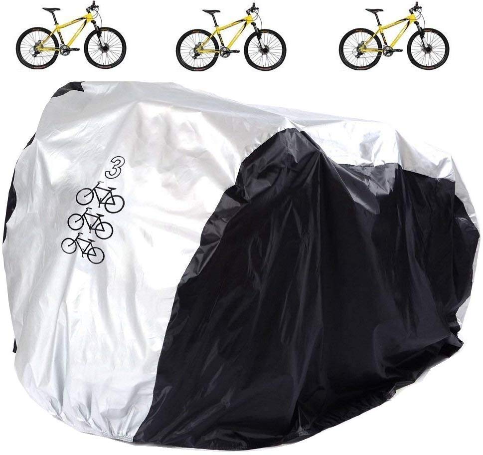 Bike Waterproof Bicycle Cover Black Vk Cargo 120 x 295cm Strong Woven Cover 