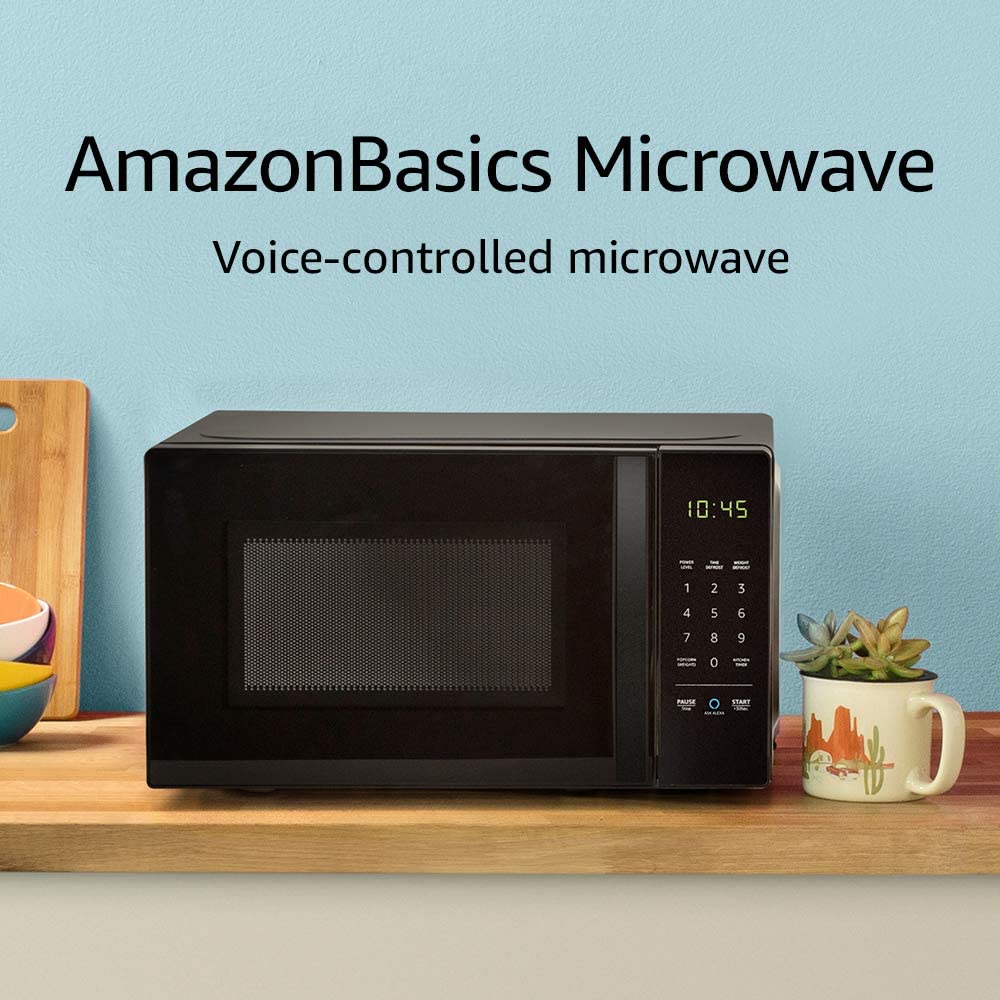 AmazonBasics Alexa Enabled Microwave