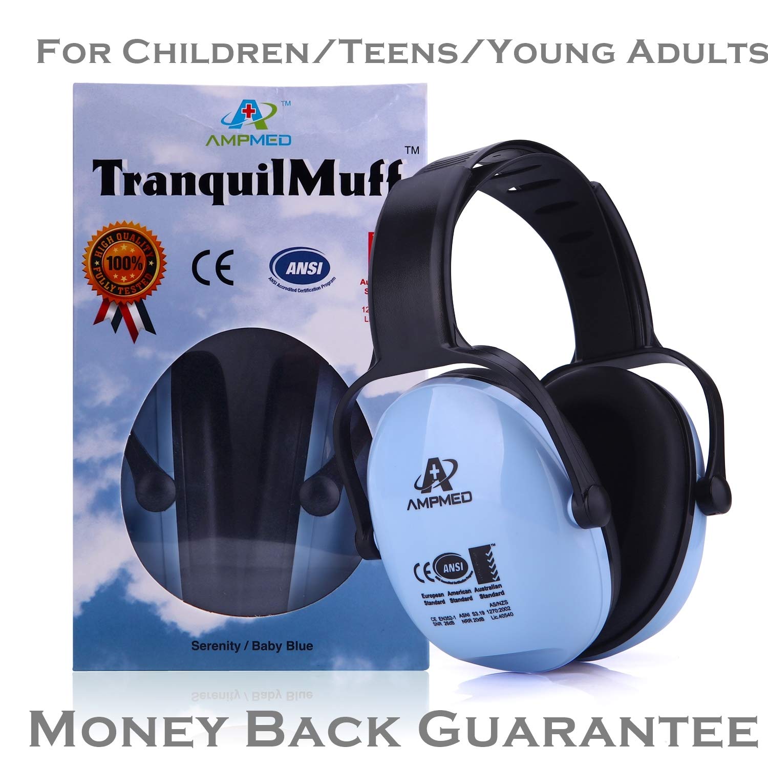Amplim Flexible Headband Infant Ear Muff (For Noise)