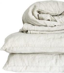 Beflax Breathable Classic Linen Sheets, 4-Piece