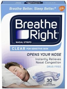 Breathe Right Calming Nasal Strips, 26-Count