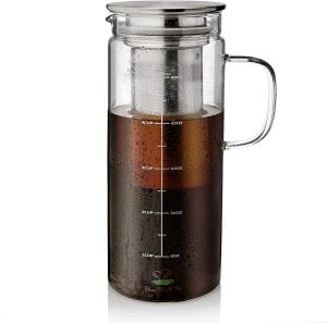 Brew to a Tea Removable Tank Cold Brew Coffee Maker, 48-Ounce