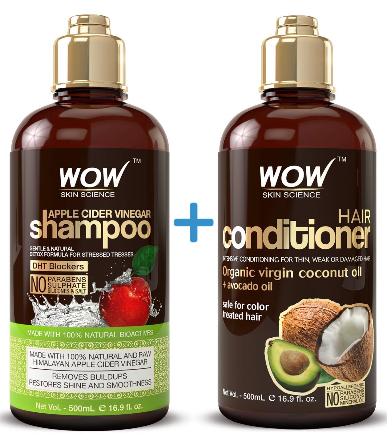 BUYWOW Anti-Dandruff Organic Shampoo & Conditioner Set
