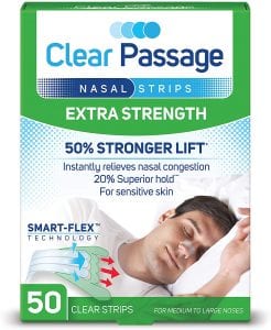 Clear Passage Smart-Flex Nasal Strips, 50-Count