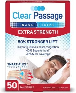 Clear Passage Superior Hold Nasal Strips, 50-Count