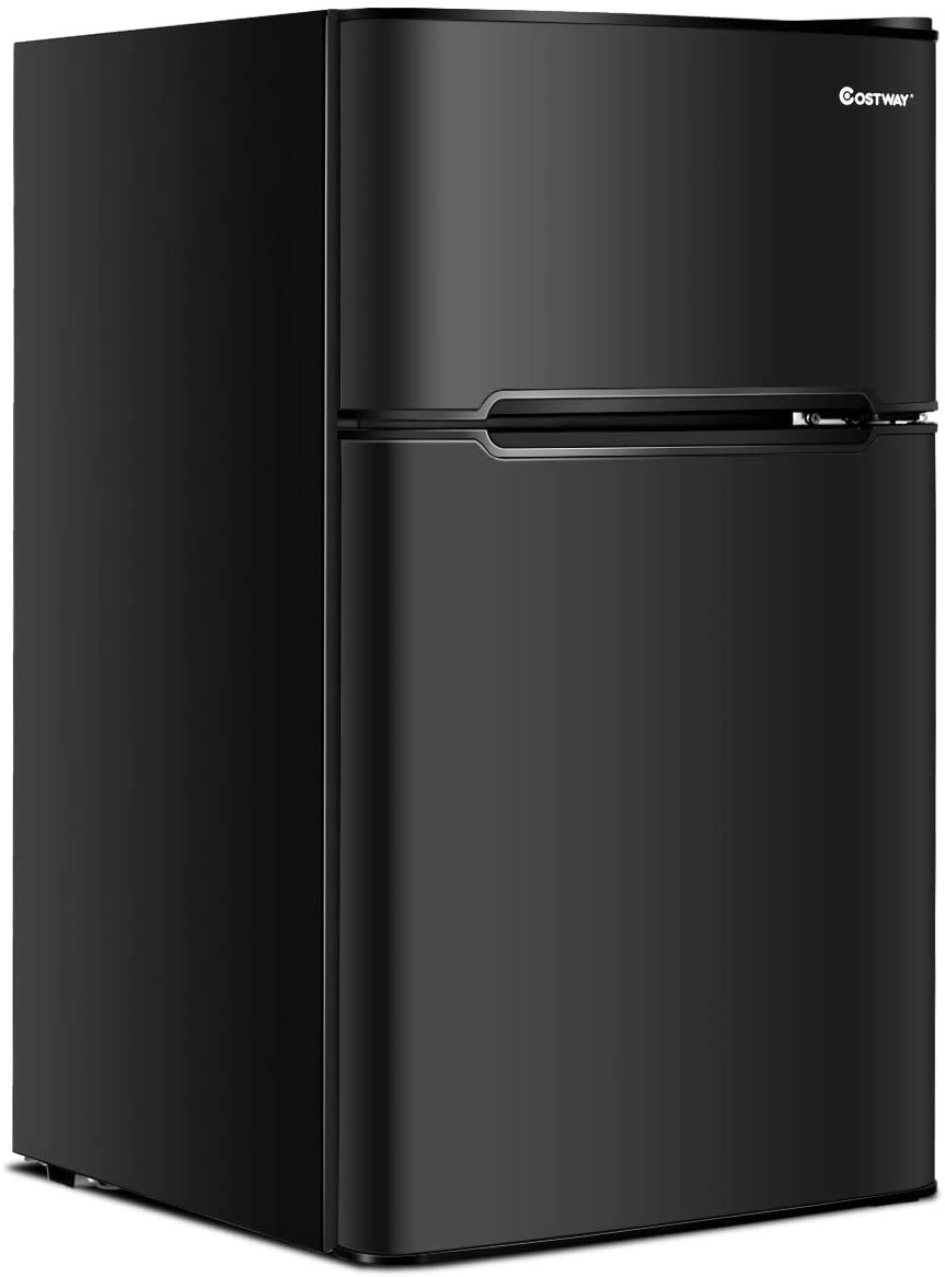 Costway Compact Refrigerator With Freezer