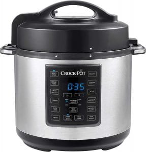 Crock Pot 8-in-1 Pressure Cooker, 6 Qt