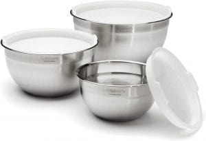 Cuisinart CTG-00-SMB Dishwasher Safe Mixing Bowl Set, 3-Piece