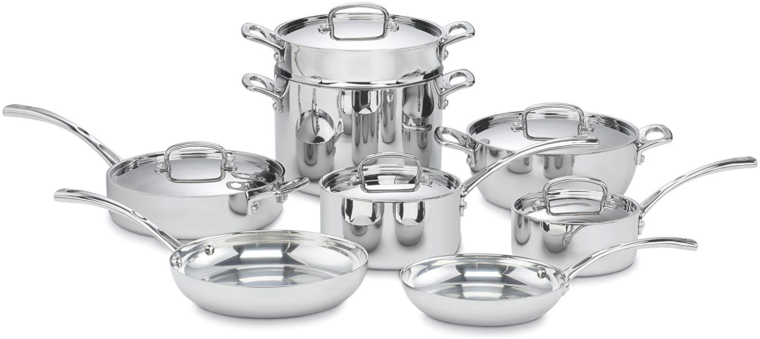 Cuisinart FCT-13 Professional Stainless Steel Cookware Set, 13-Piece