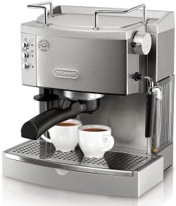DeLonghi EC702 Self-Priming Stainless Steel Espresso Machine