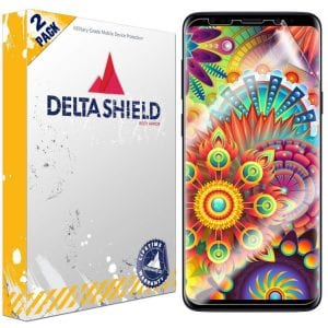 DeltaShield Samsung Galaxy S9 Microfiber Android Screen Protector, 2-Pack