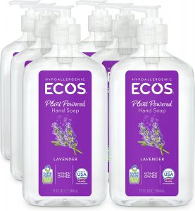 ECOS Biodegradable Organic Hand Soap, 6-Pack
