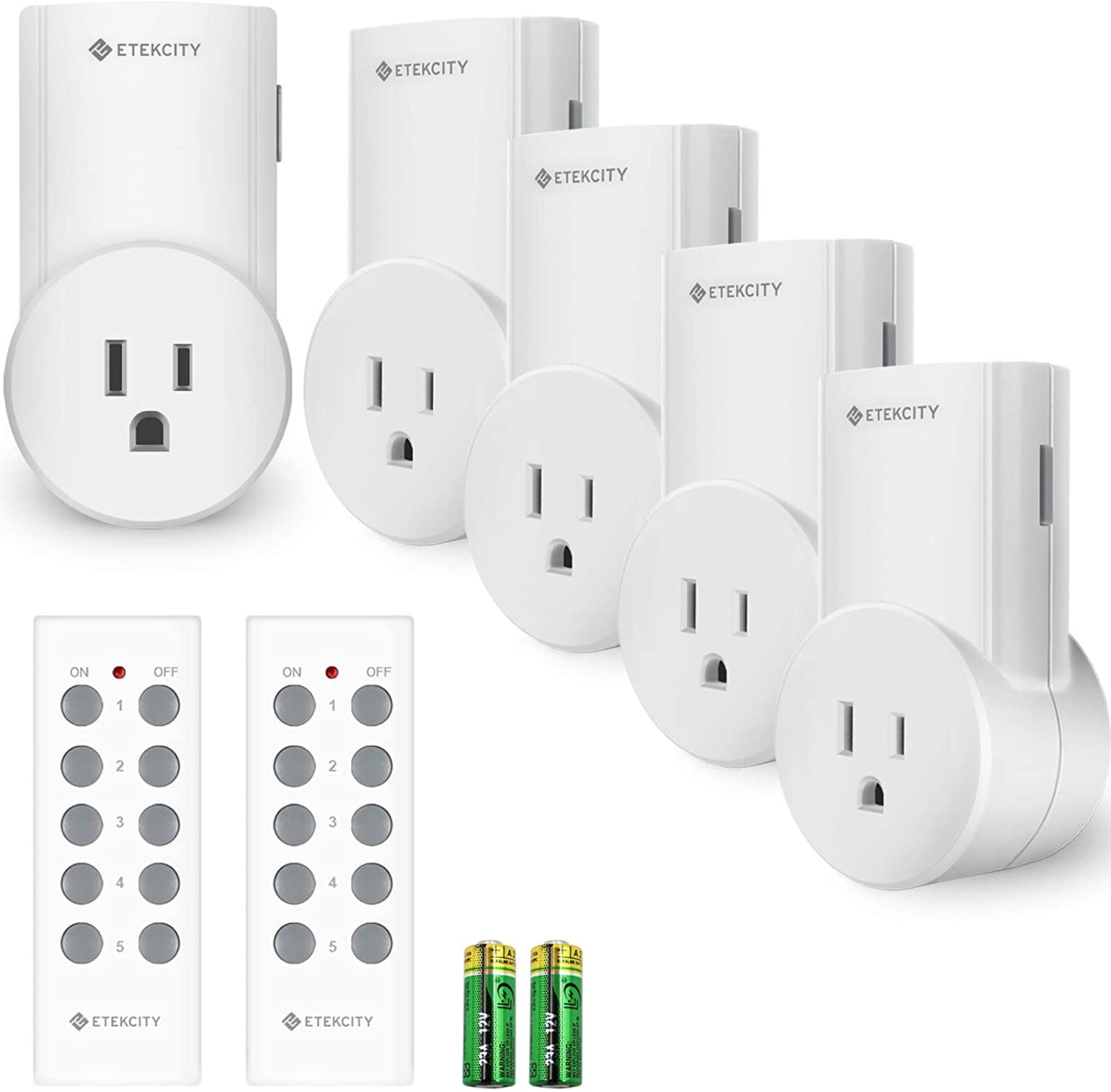 Etekcity ZAP Energy Saving Smart Plug, 6-Pack