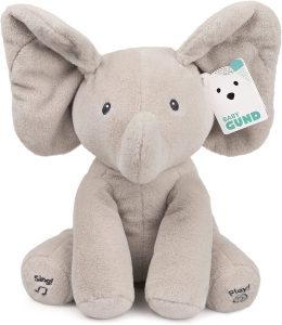 GUND Interactive Elephant Stuffed Animal, 12-Inch