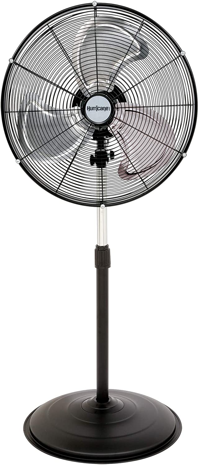Hurricane Adjustable High Velocity Stand Fan, 20-Inch