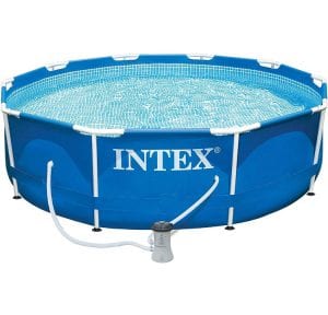Intex Metal Frame Swimming Pool Set, 10-Feet x 30-Inch