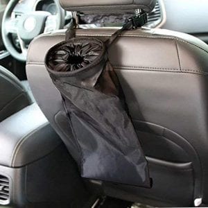 IPELY Oxford Velcro Car Garbage Can
